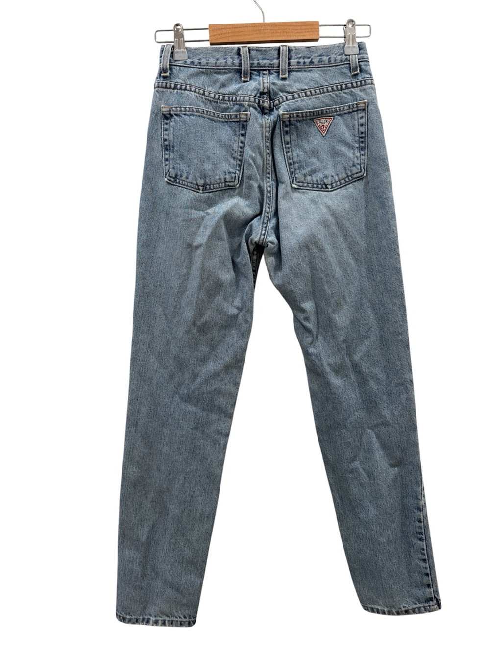 Vintage 90s Guess Jeans Original Fit Made In USA High Rise Mom Jeans Light - Picture 2 of 7